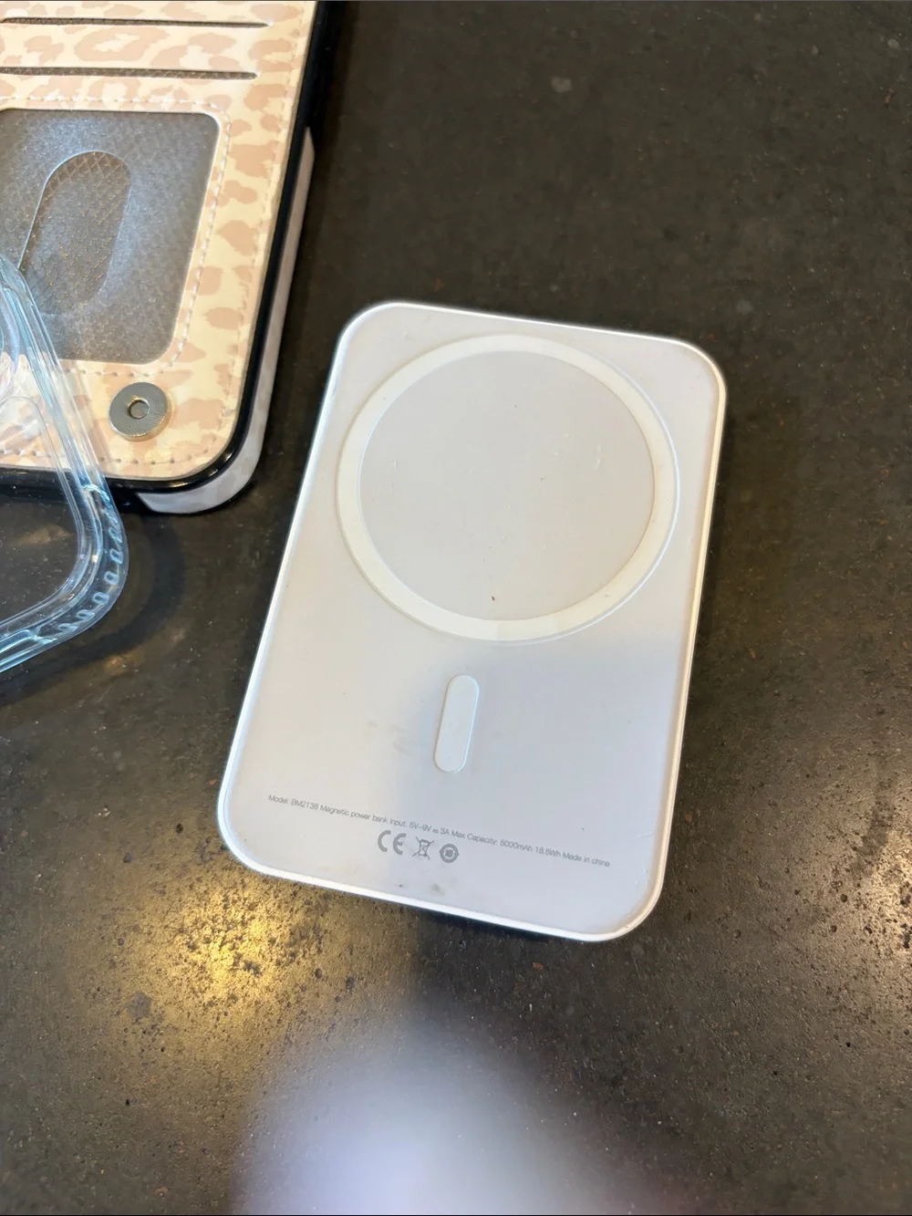 Apple 13 Wallet Case, MagSafe-Compatible Clear Shell case & battery pack.